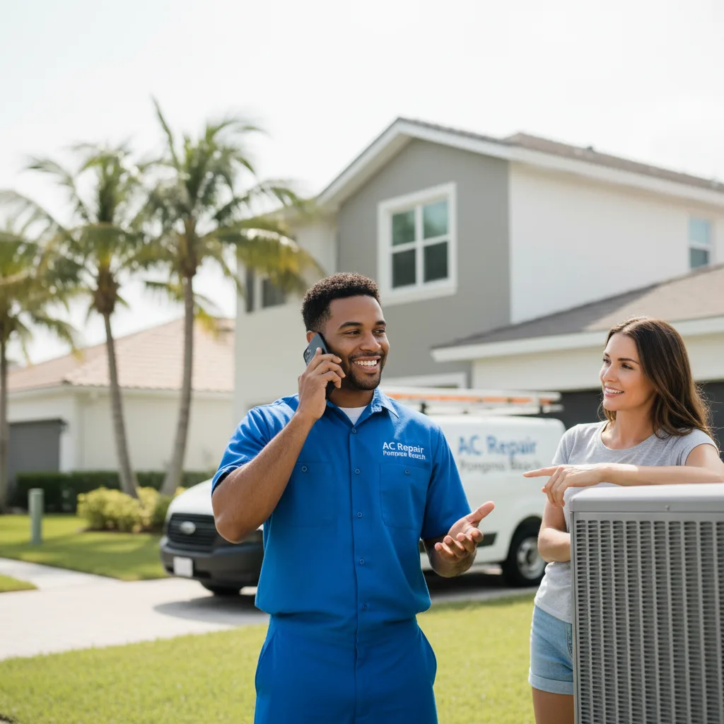 AC Repair Pompano Beach customer support in Fullerton